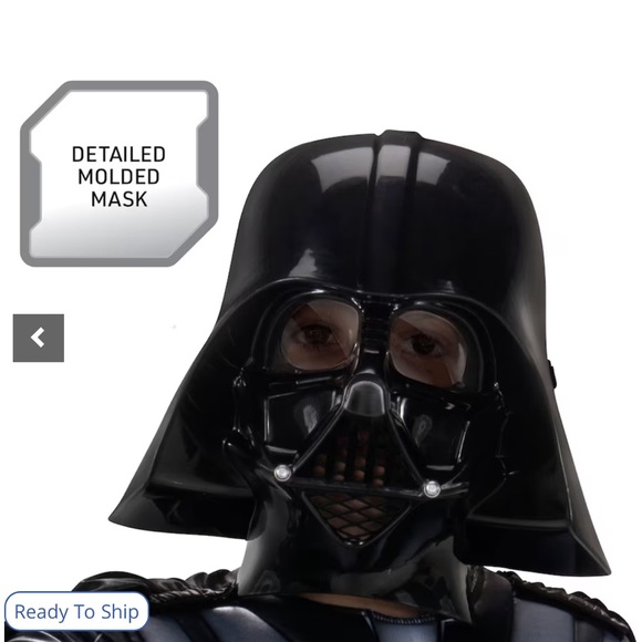 Jazwares Star Wars Obi-Wan Kenobi Darth Vader padded child costume. NWT. Sm/lg - Picture 2 of 5